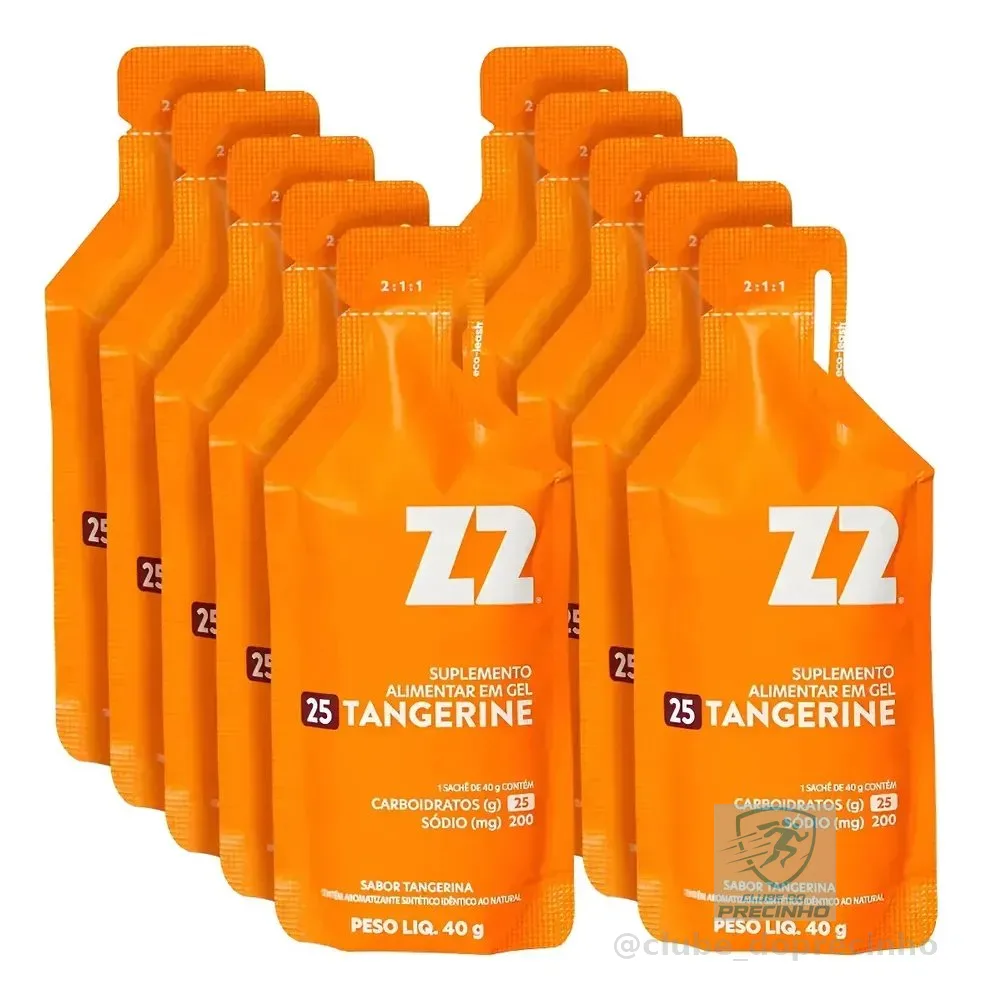 Energy Gel Z2 Sabor Tangerina Caixa Com 10 Sachês - Everyday