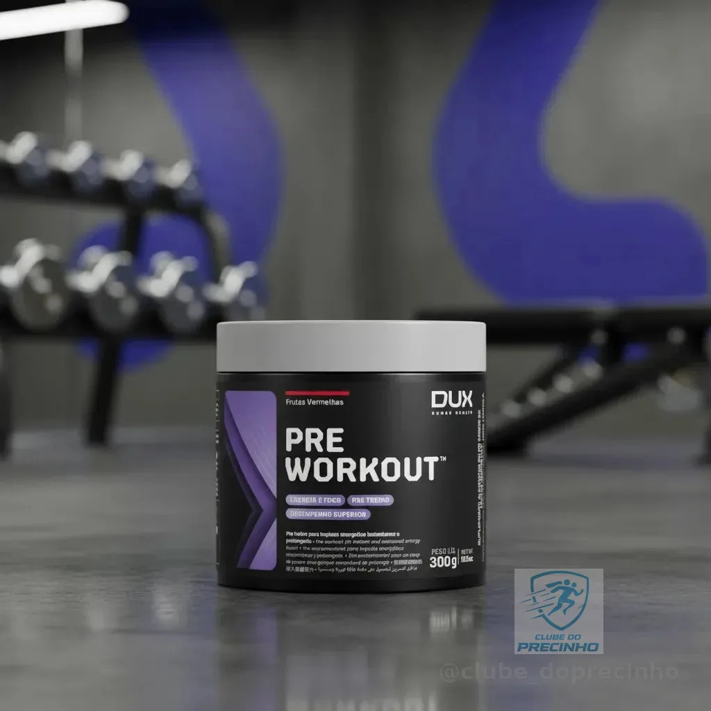Pre Workout - Pote 300g Dux Nutrition - Sabor Frutas Vermelhas