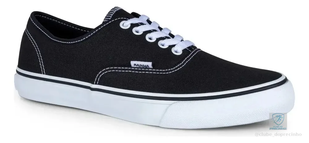 Tênis Sem Gênero Rainha Mont Car V Preto/branco Liso 38 Br