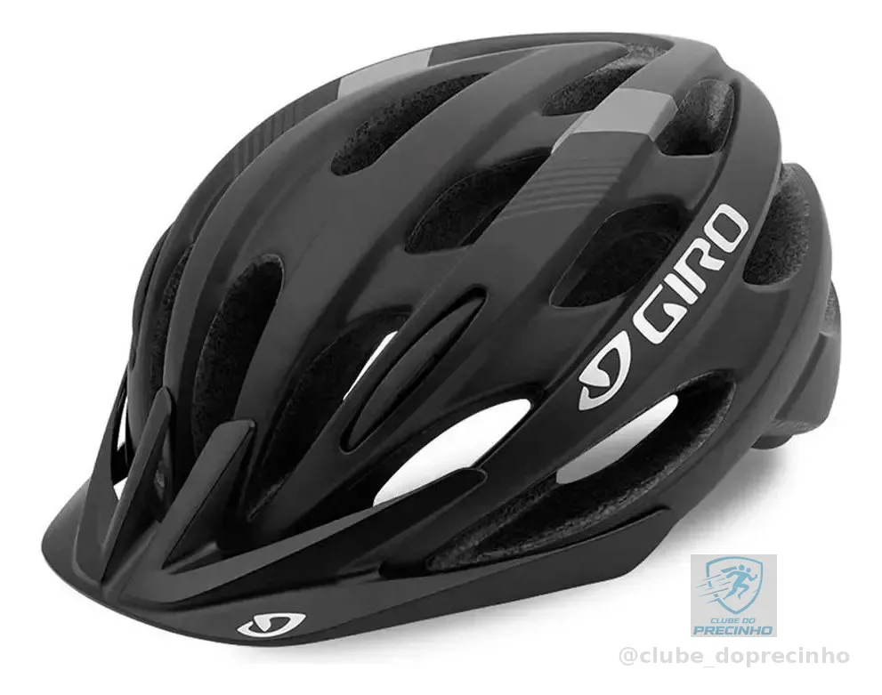 Capacete Bike Ciclismo Giro Revel Preto Carvão (54-61cm) Mtb Cor Preto/Carvão Tamanho Único