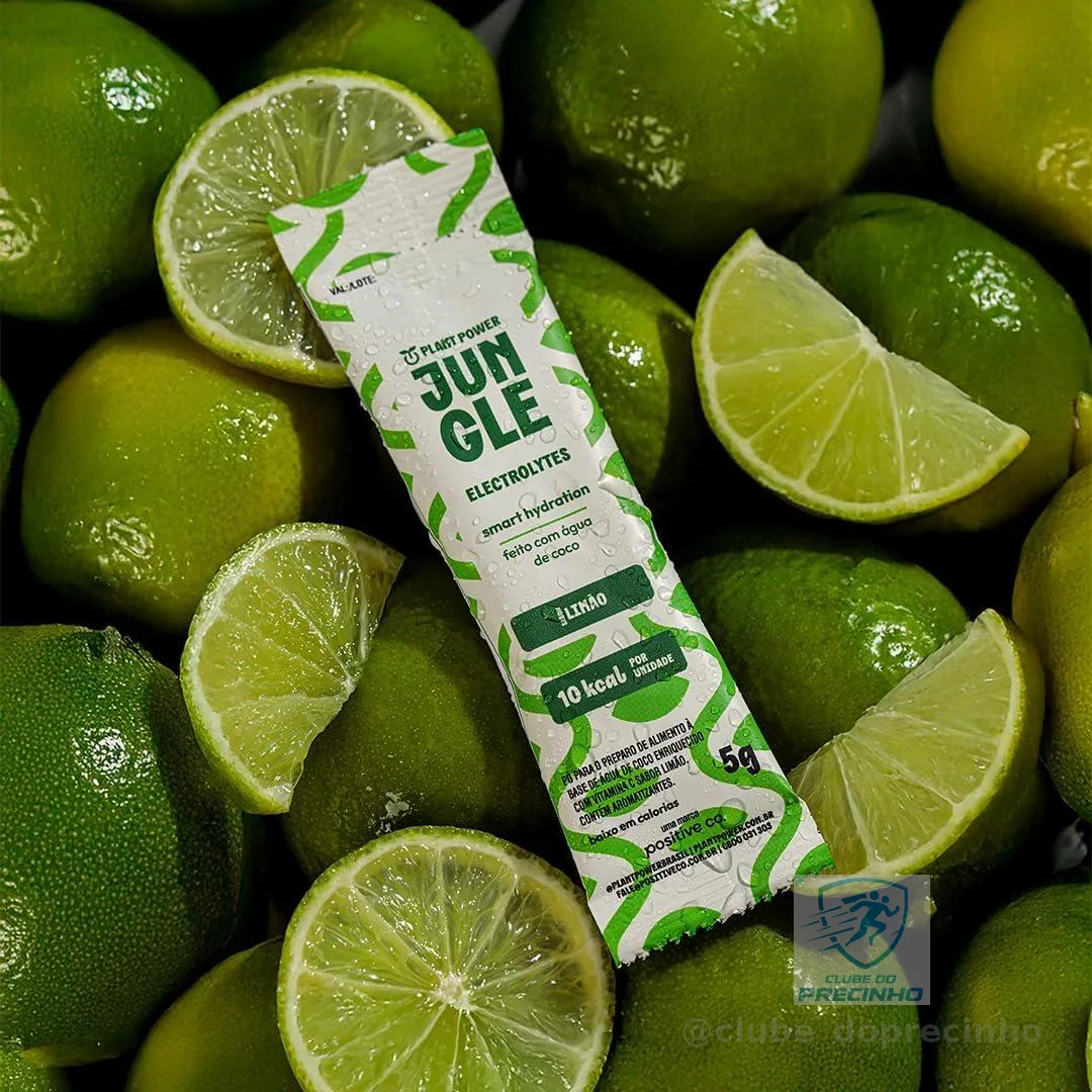 Repositor de Eletrólitos Jungle Electrolytes Limão - Sachê 5g (14 Unidades)