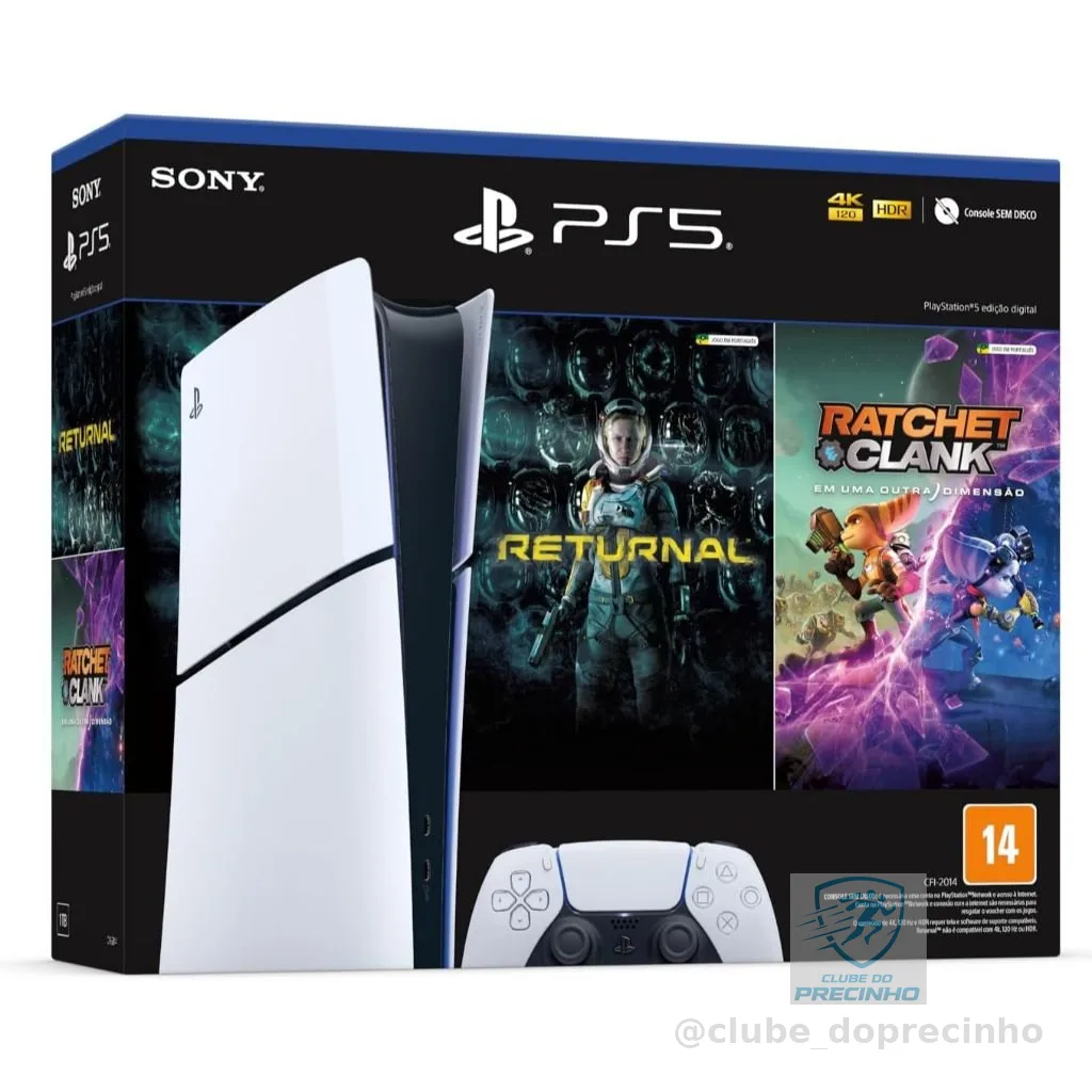 Playstation 5 Slim Digital Bundle Returnal + Ratchet & Clank