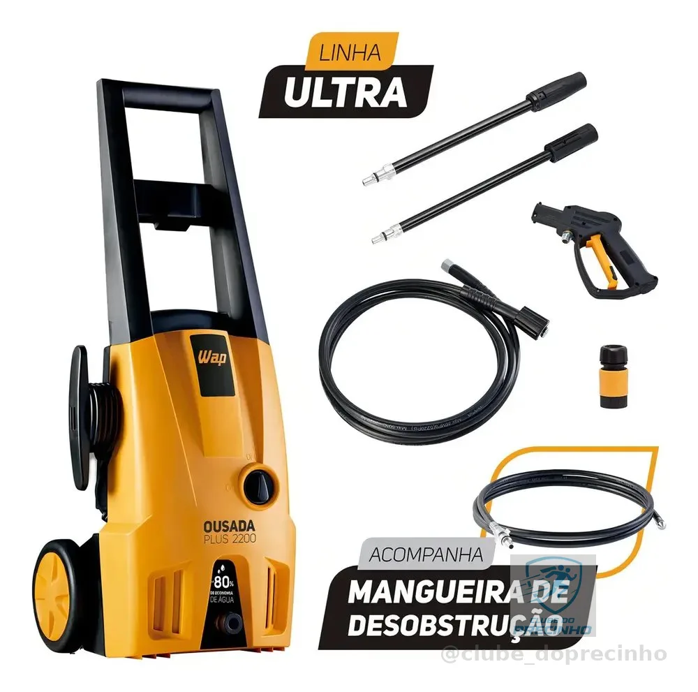 Desobstruidora de Alta Pressão Wap Ousada Plus 2200 Ultra 1500W com 1750psi