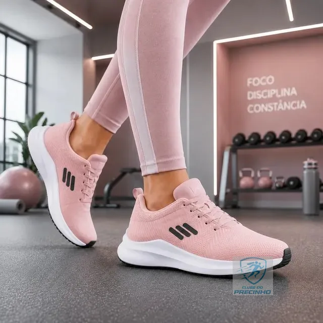 Tênis Feminino Para Academia Leve Confortável Original O2x