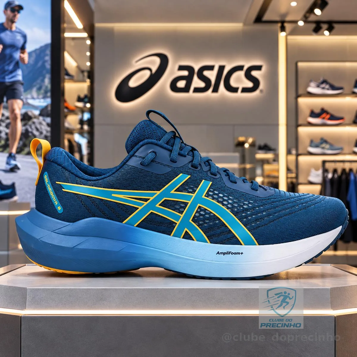 Tênis Asics Gel-Nagoya 8 Twilight Blue- 39 ao 44