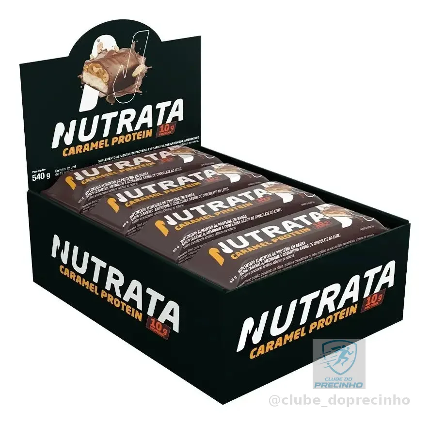 Barra de proteína Nutrata sabor Caramelo x 45g 12 un