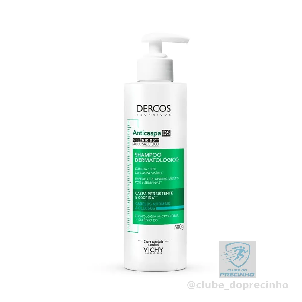 Vichy, Dercos Shampoo Anticaspa para Cabelos Normais a Oleosos