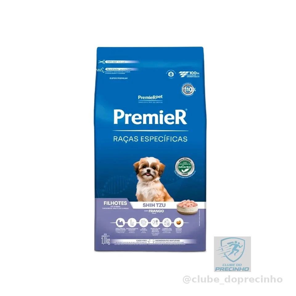 Ração Premier Raças Especificas Cães Shih Tzu Filhotes 1Kg