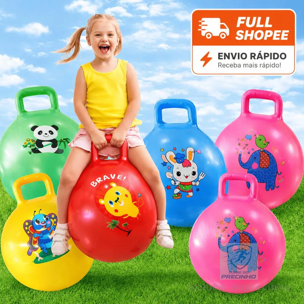 Bola Pula Pula Upa Upa Inflável 40 cm Grande infantil elastica menino menina