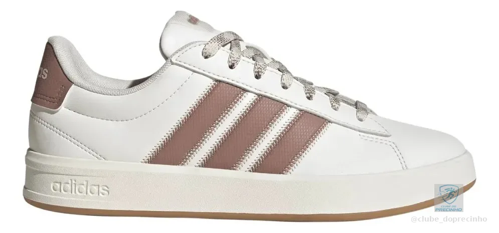 Tênis Feminino Grand Court 3.0 adidas Branco Liso 36 Br