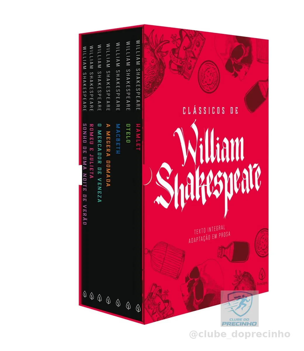 Box Clássicos de William Shakespeare - com 7 marcadores de páginas
