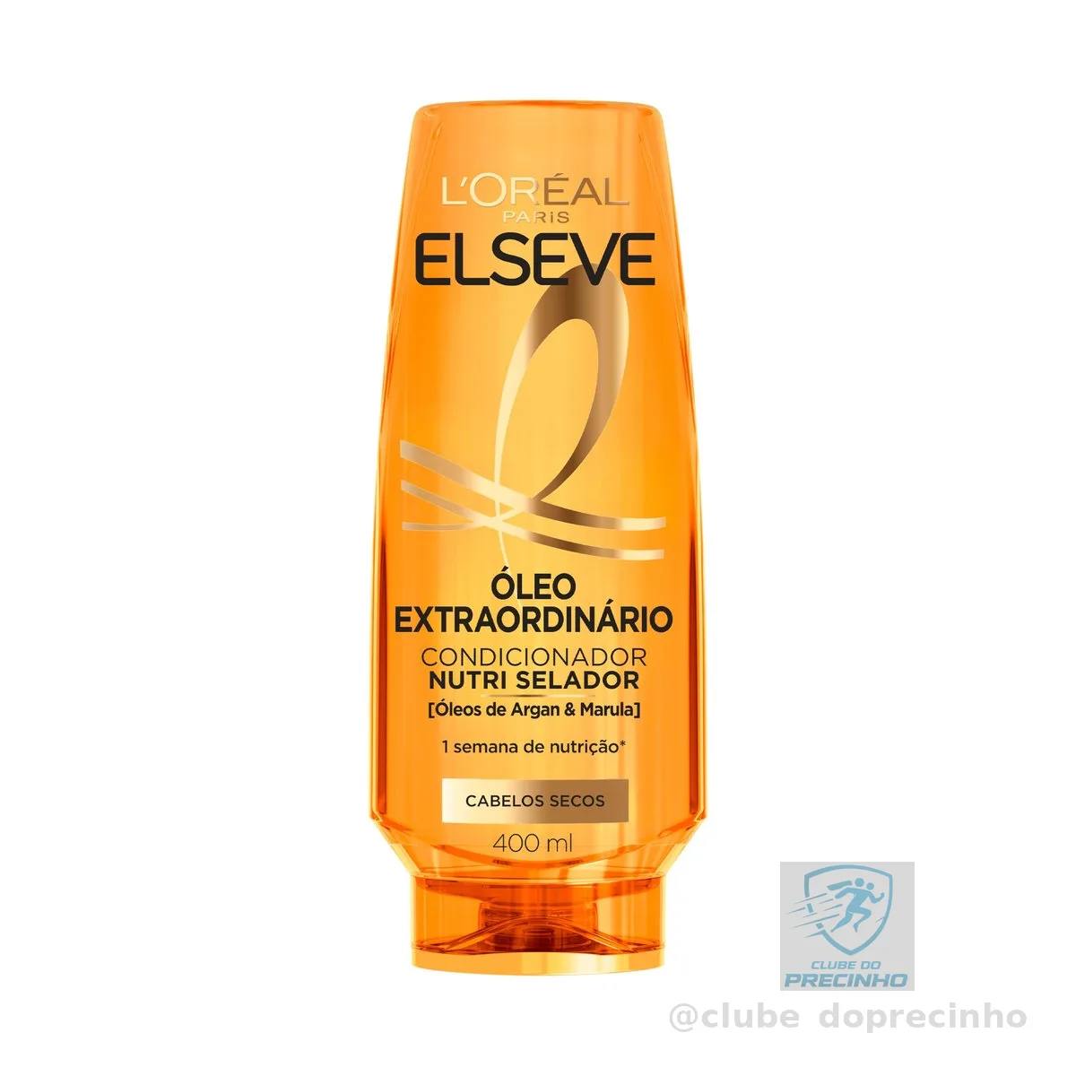 L'Oréal Paris Elseve Condicionador Óleo Extraordinário Nutrição, Brilho e Maciez Intensos, 400ml