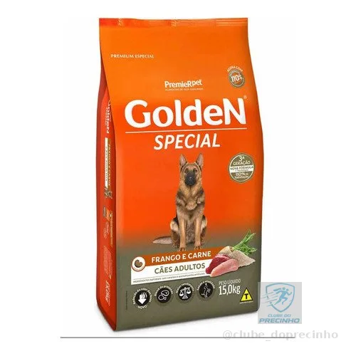 Ração Golden Special  Cães Adultos Frango e Carne 15kg