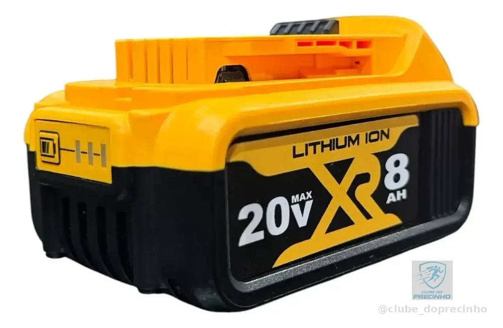 Bateria Reposição 20v 8ah Compatível Com Ferramentas Dewalt