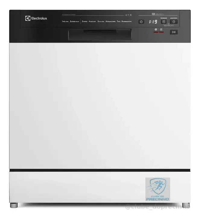 Lava-louça Electrolux 8 Serviços Branca Lava E Seca 50' Lb08 Cor Branco