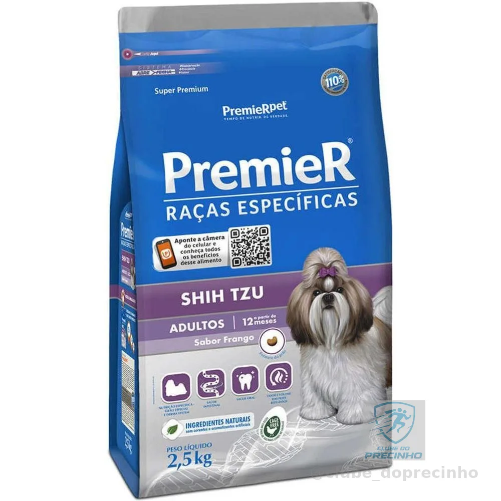 Ração Pet Raças Específicas Shih Tzu Adulto 2,5kg Premier