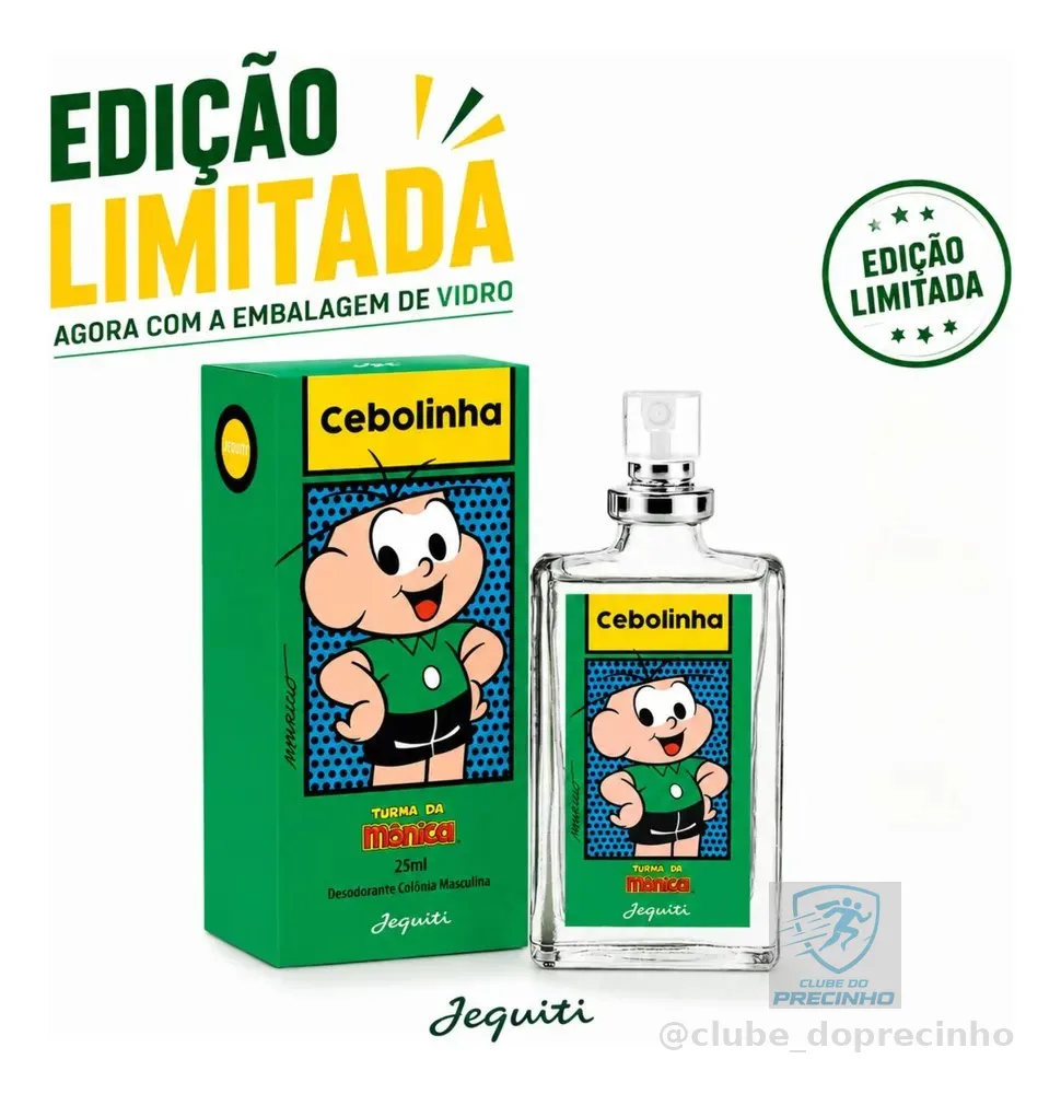 Perfume Colônia Cebolinha 25ml Edição Limitada Jequiti