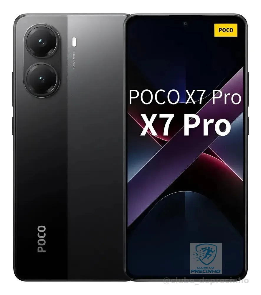 Smartphone Xiaomi Poco X7 Pro 5g 512gb/12gb Ram Nfc Preto Preto