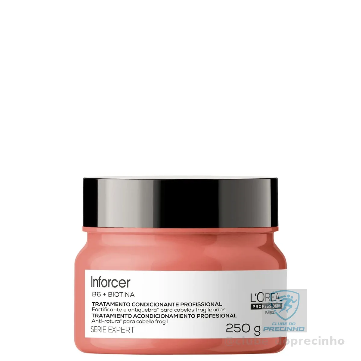 L'Oréal Professionnel Serie Expert Inforcer Máscara de Tratamento, Fortificante Anti-Quebra que Estimula o Crescimento e Previne a Queda, com Biotina e Vitamina B6 para Cabelos Frágeis, 250g