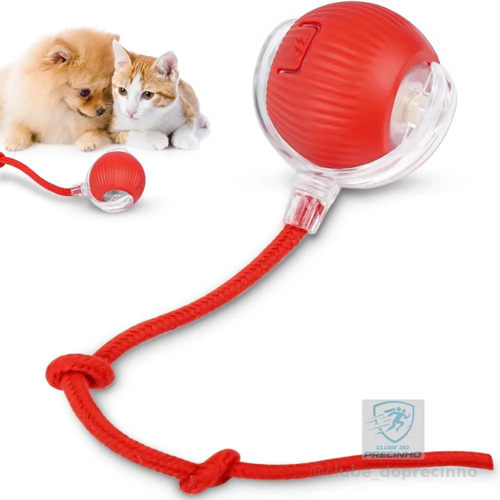 Bola Interativa Pet, Bolinha Pet, Brinquedo Interativo para Gatos, Brinquedos para Gatos, Brinquedo Gato, Bolinha Giratória Automática Rolamento Brinquedos Interativo Inteligente para Gatos e Cães