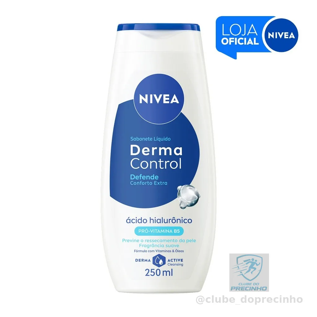 NIVEA Sabonete Líquido Derma Control Defende 250ml