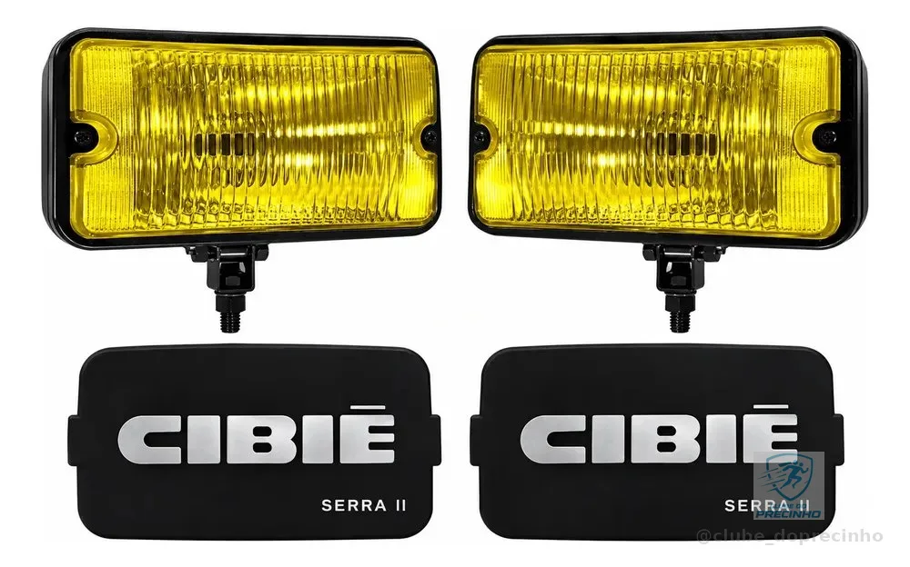 Kit Farol Milha Capa Cibie Serra 2 Opala Chevette Amare Bran Branco