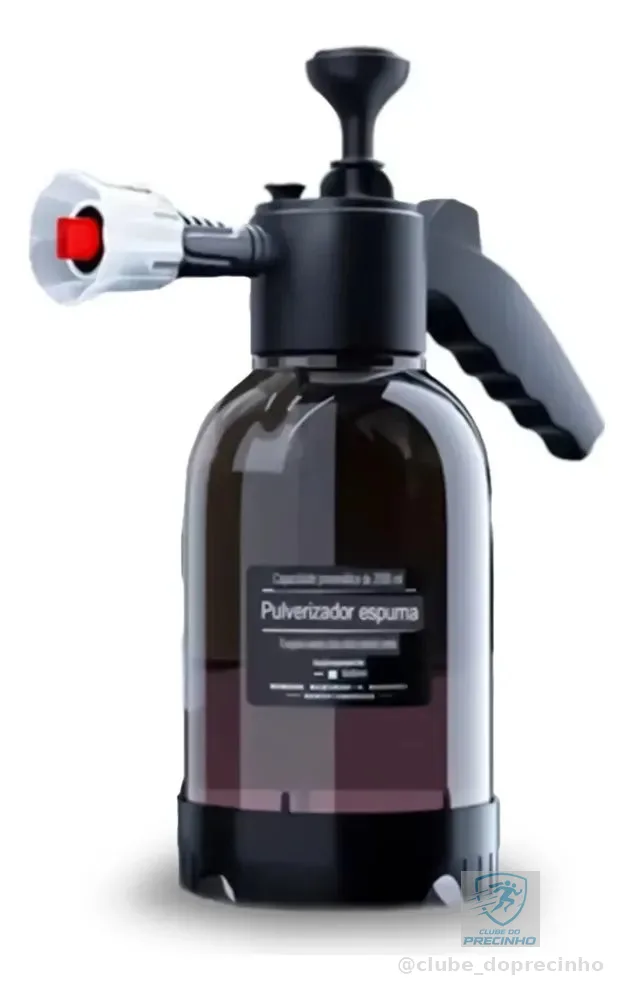 Pulverizador Snow Foam Alta Pressão 2L para Limpeza Automotiva e Jardim Com 3 Bicos