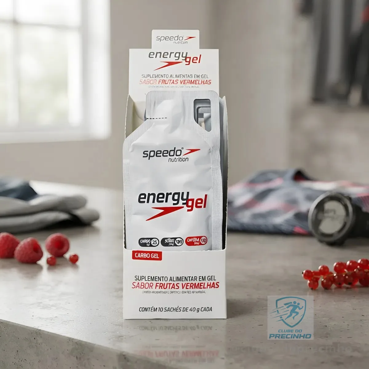 Energy Gel Z2 Speedo Frutas Vermelhas Box 10uni Frutas Vermelhas