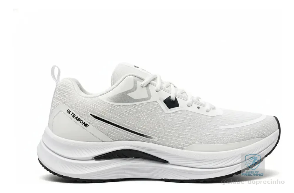 Tênis Feminino Esportivo Caminhada Academia Corrida Treino Branco 39,0 Br