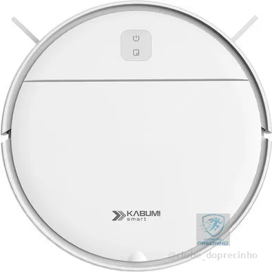 Robô Aspirador de Pó KABUM! smart K100 - Limpeza Autônoma Sem App, Design Slim, Até 90min, Sensor Antiqueda/Anticolisão, Bivolt - KSAR100BR