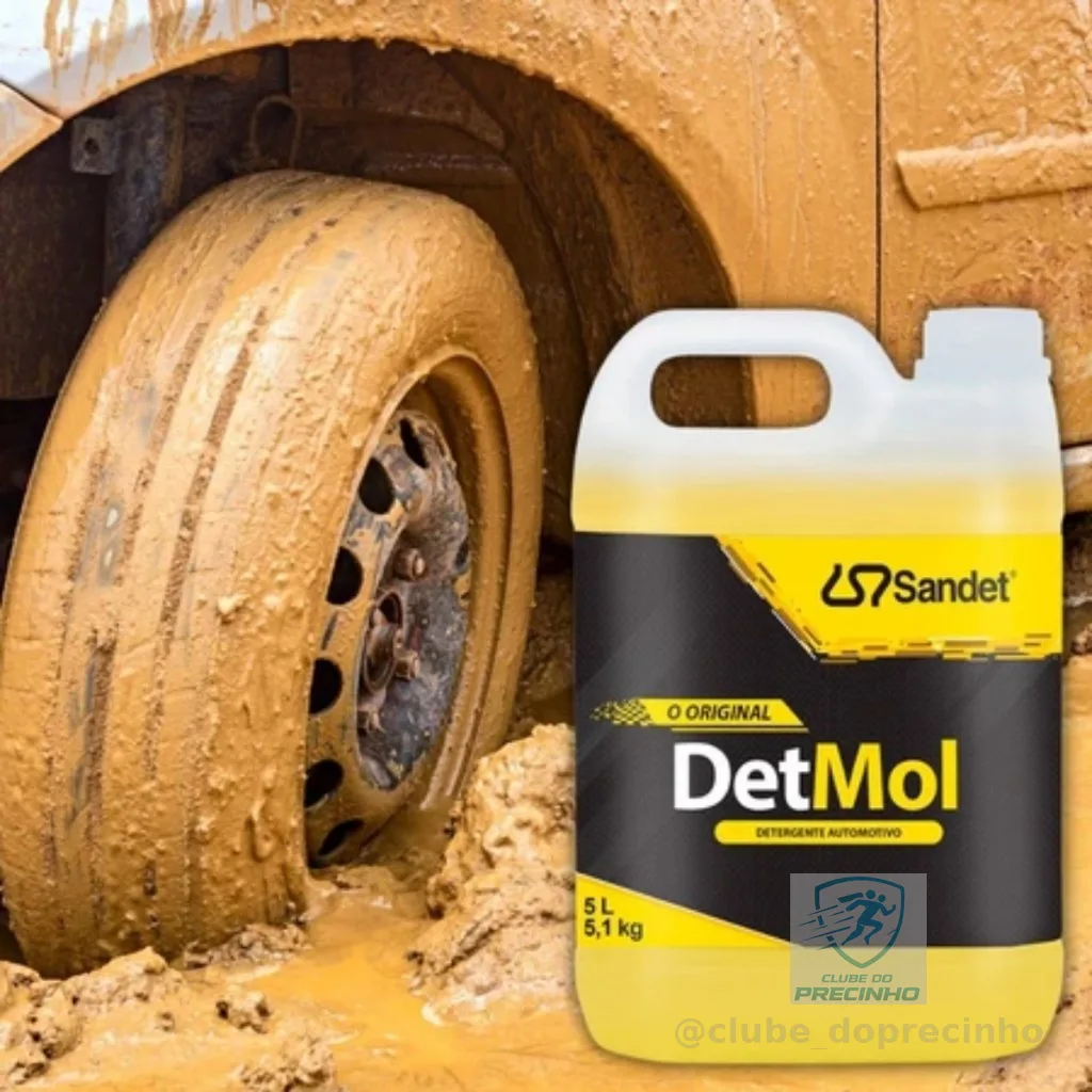 Shampoo Automotivo Detmol Lava Auto Moto Caminhao Carro Trator Trilha Cross 1, 2 ou 4 NOVO DETMOL