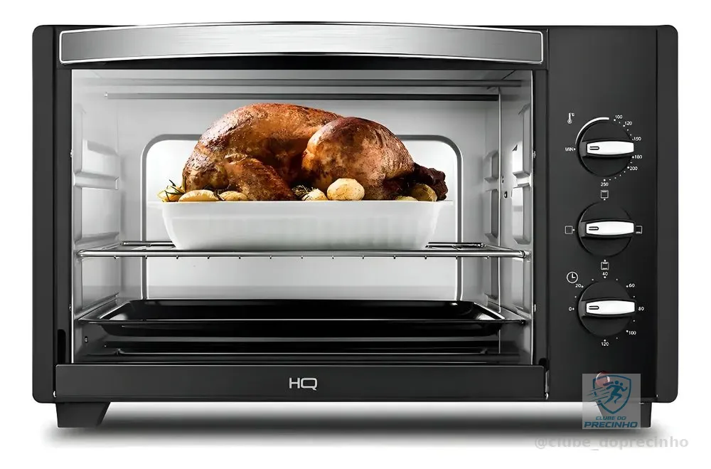 FORNO ELÉTRICO HQ 48D 2000W PRETO