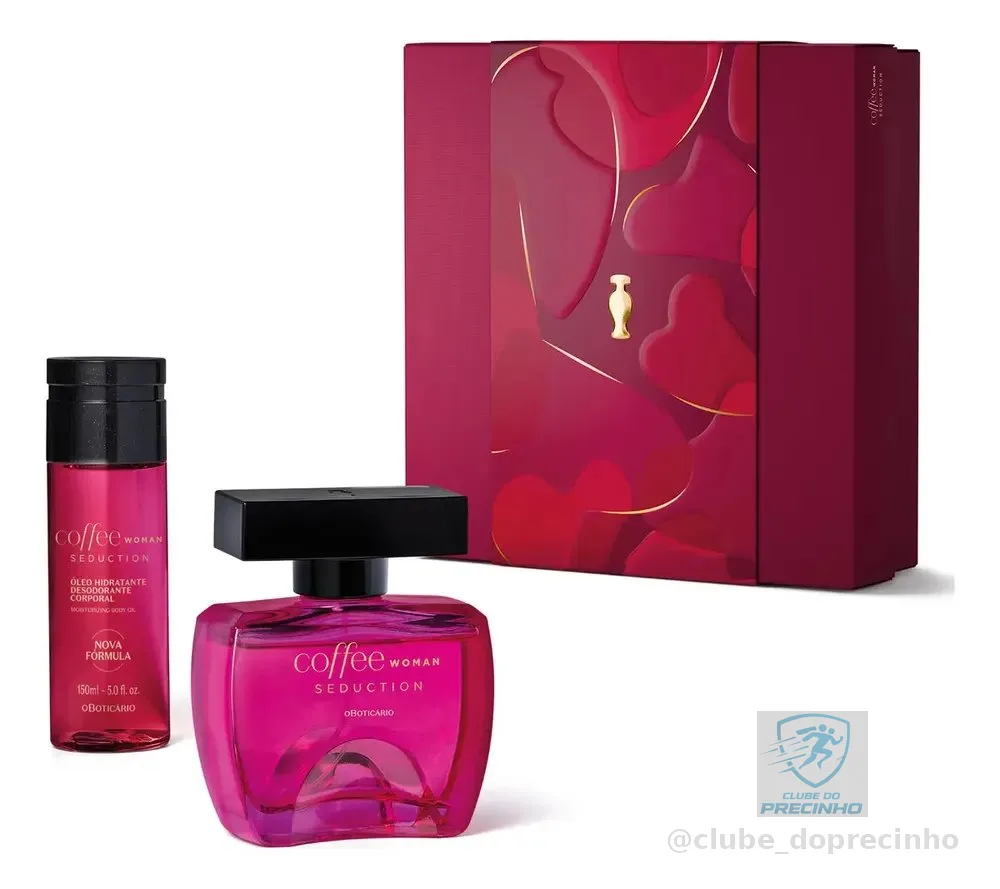 Presente Feminino Coffee Woman Seduction (2 Itens) O Boticário - Original. Com Fragrância Irresistível E Sensual