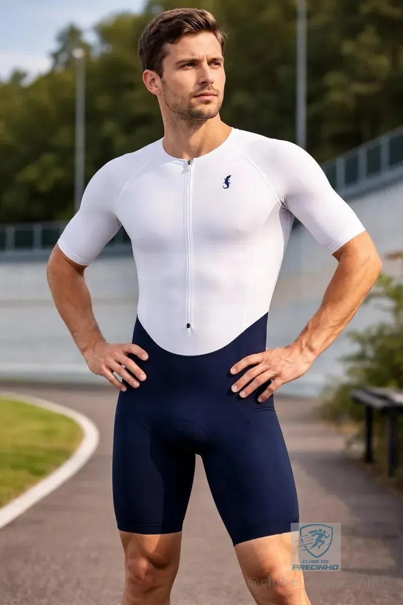 Macaquinho  Triathlon Kupaa Training Branco Conforto Maximo