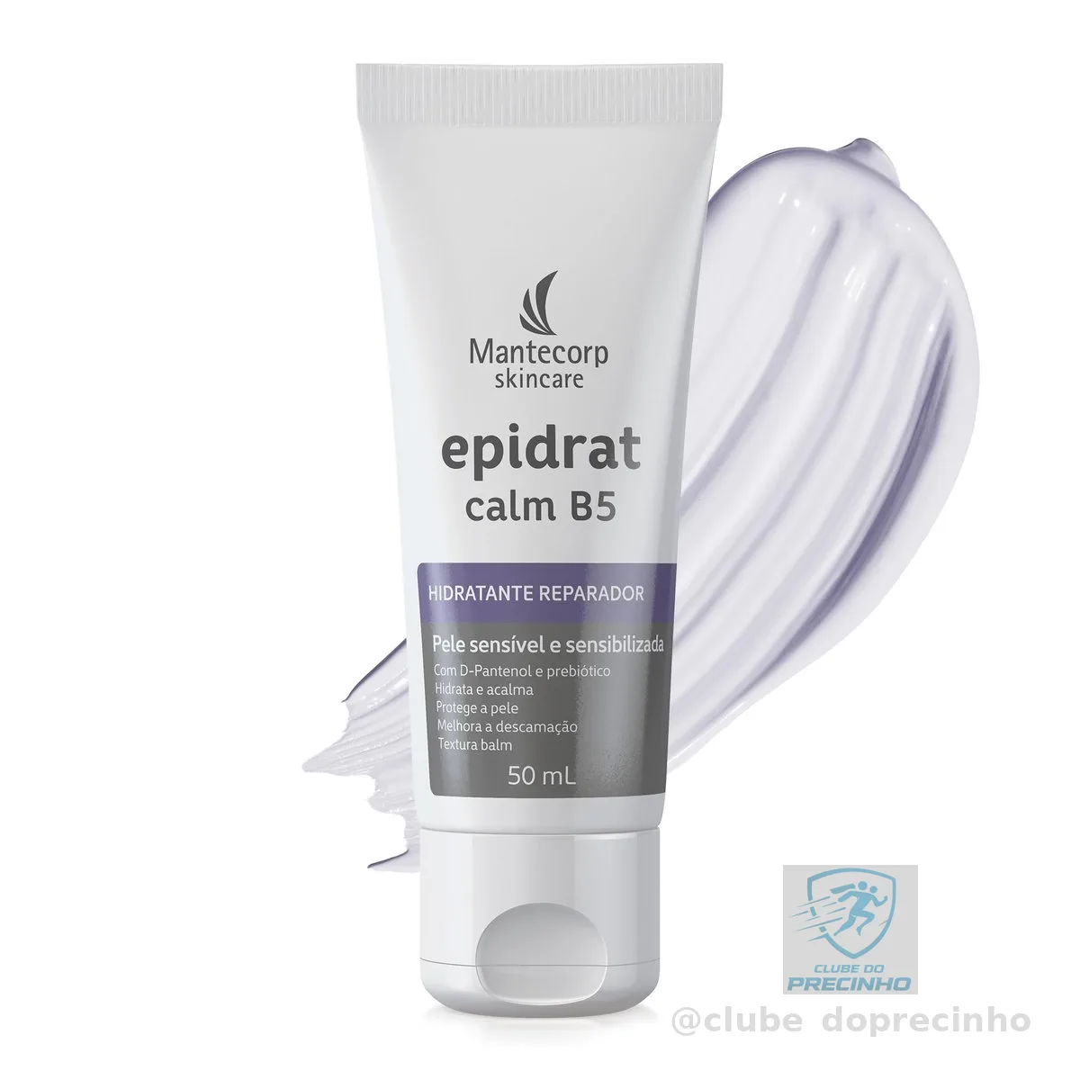 MANTECORP - Hidratante Epidrat Calm B5 - Hidrata e Acalma a Pele, Conforto Imediato, D-Pantenol