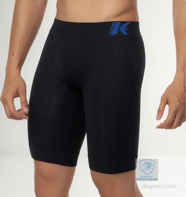 Bermuda Térmica Esportiva Corrida Masculina Sem Costura