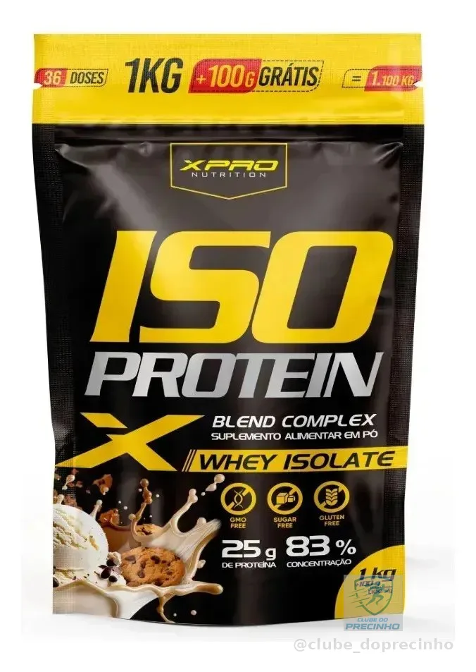 Whey protein XPro Nutrition Iso Blend Complex em pó sabor Cookies x 1.1kg