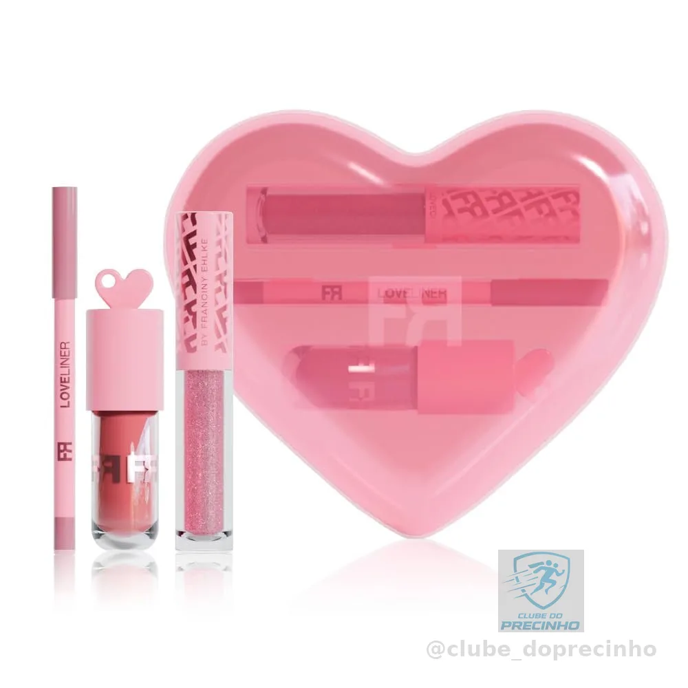 KIT FRAN LOVE KIT GLOSS LABIAL E LÁPIS LABIAL BY FRANCINY EHLKE