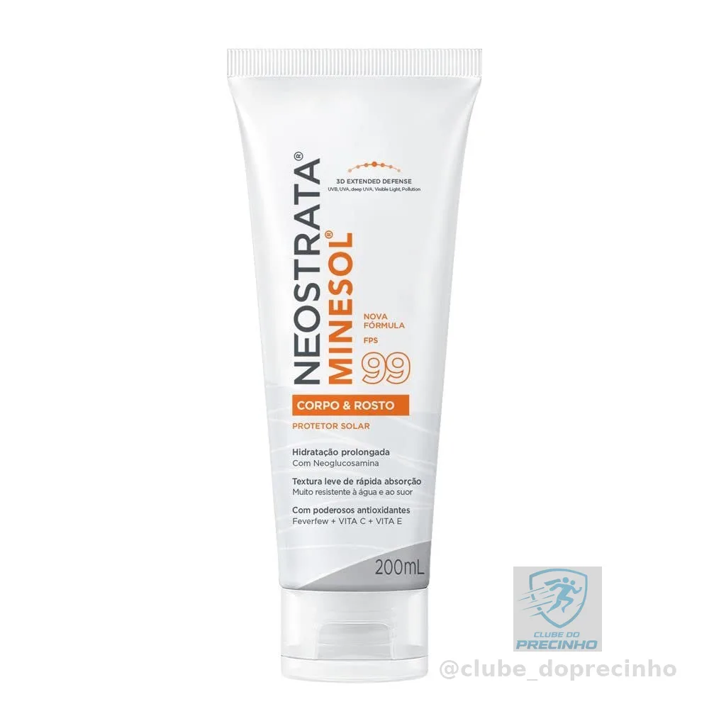 Protetor Solar Corporal NeoStrata Antioxidante, FPS 99, 200ml