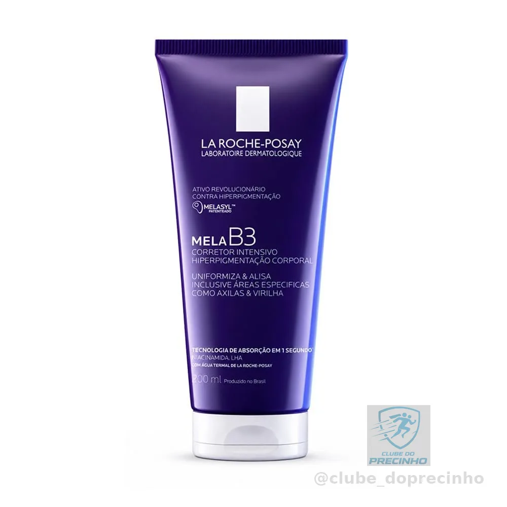 Mela B3 Loção Hidratante Antimanchas Corporal e Áreas Sensíveis 200ml
