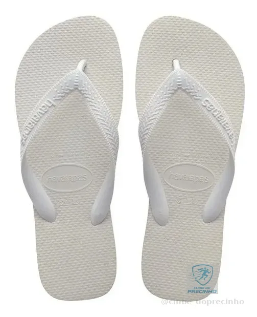 Chinelo Unissex Top Havaianas Liso Branco