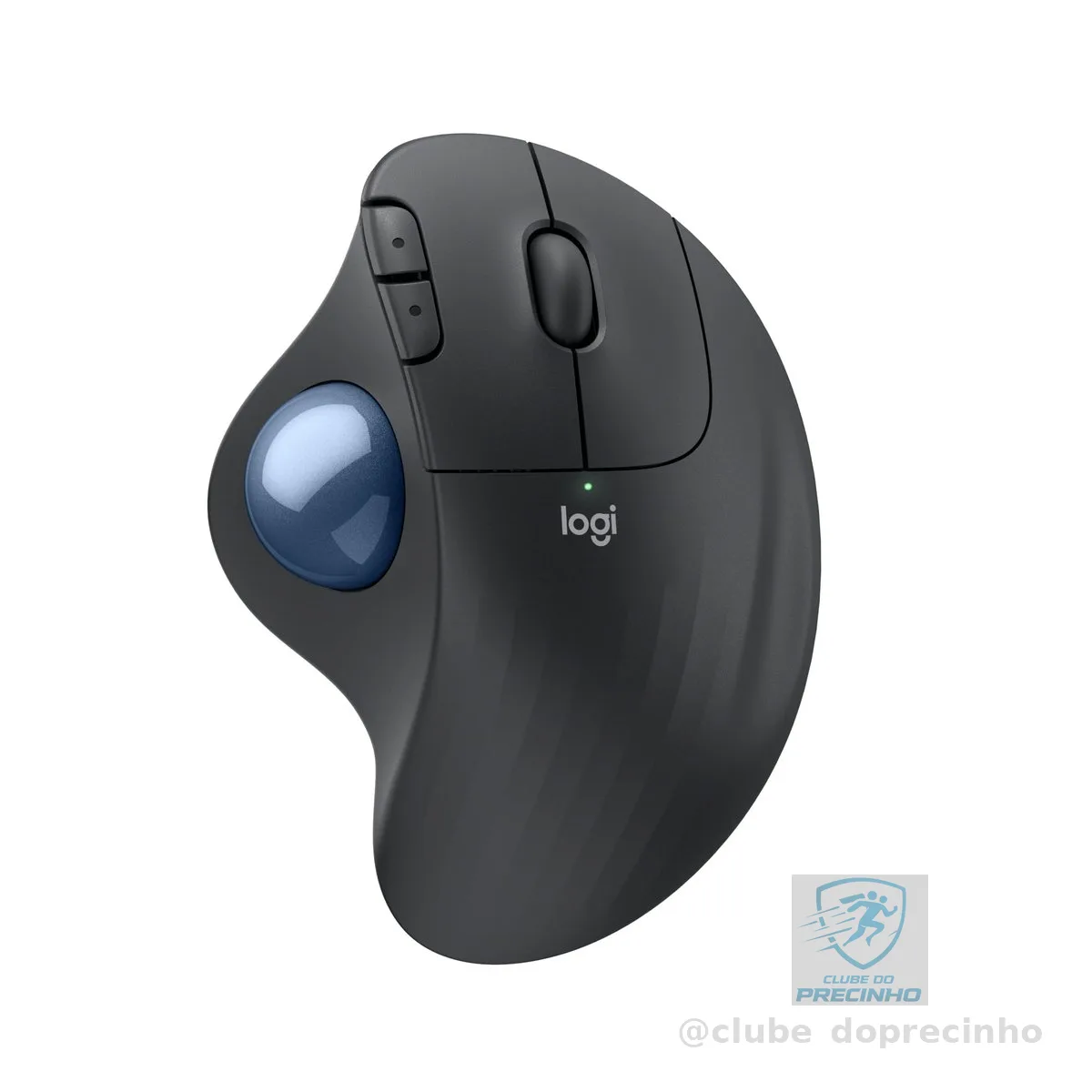 Mouse sem fio Logitech Trackball ERGO M575S com Cliques Silenciosos, Controle Fácil do Polegar, Rastreamento Preciso e Suave, Conexão Bluetooth e USB Logi Bolt - Compatível com PC/Mac