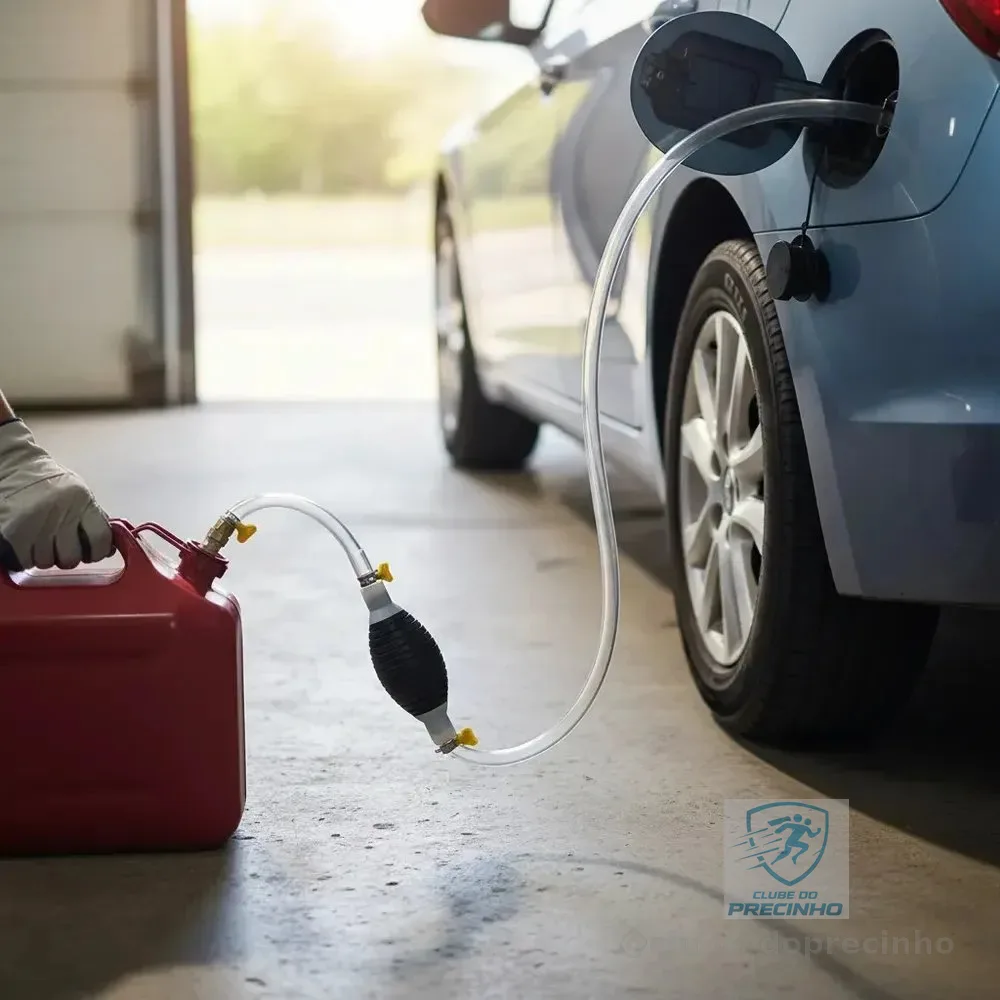 Bomba Manual Sucção Óleo Etanol Água Gasolina