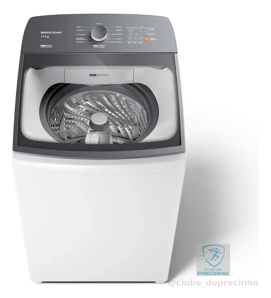 Máquina de Lavar Brastemp 14Kg Branca Smart Sensor- BWJ14AB