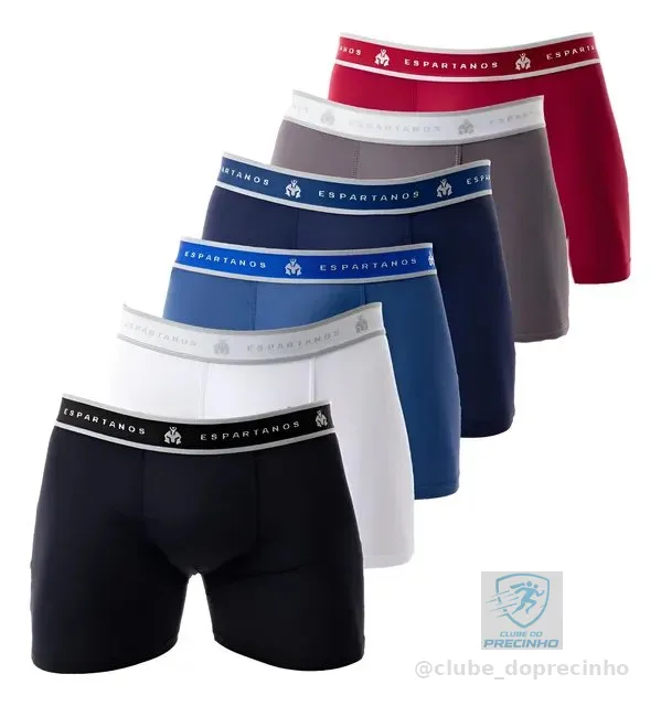 Kit Com 10 Cuecas Boxer Masculina Microfibra Original
