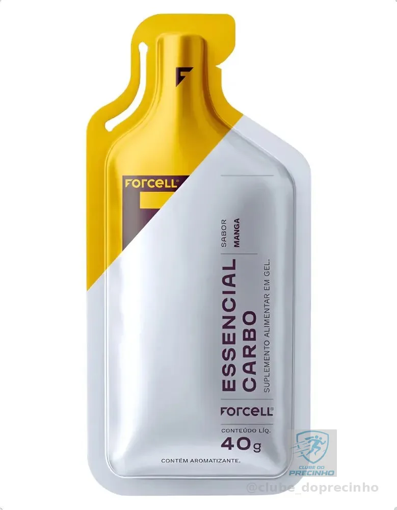 Gel Energético Carboidratos Manga Forcell Essencial 10x40g Rápido