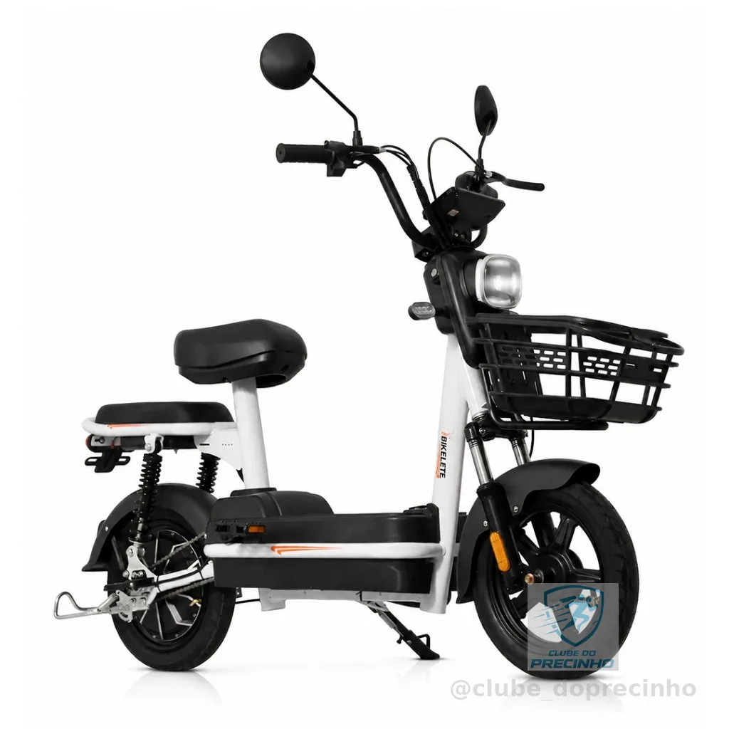 Scooter Elétrica 500W 48V 12Ah Bateria Removível Autopropelida Smart Bikelete