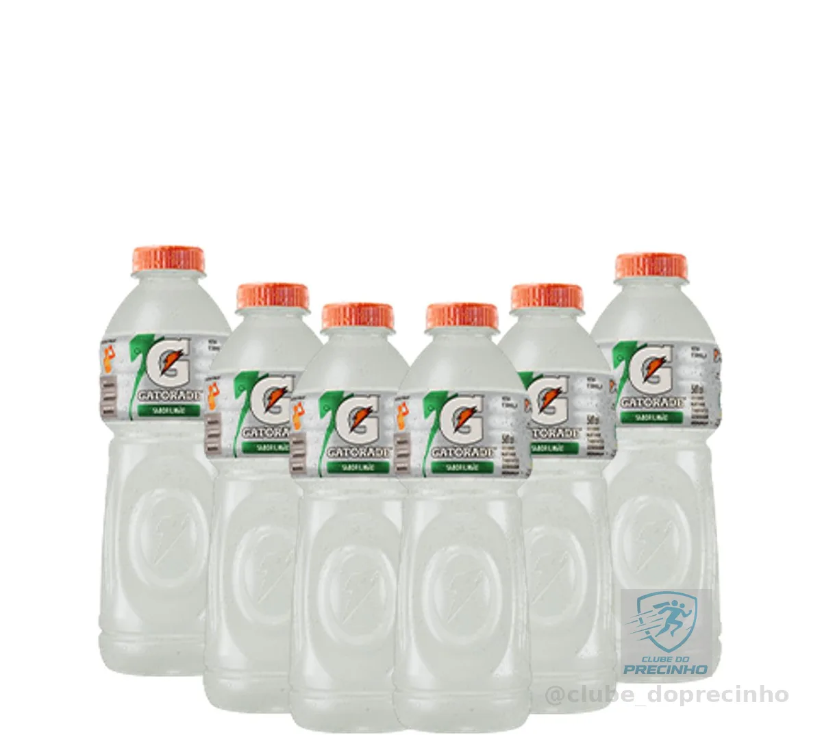 Isotônico Gatorade, Limão, Garrafa 500ml, Pack com 6 unidades
