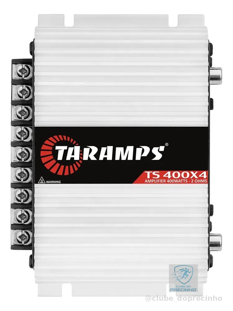 Taramps Ts400x4 2 Ohms Módulo Amplificador Som Automotivo Branco