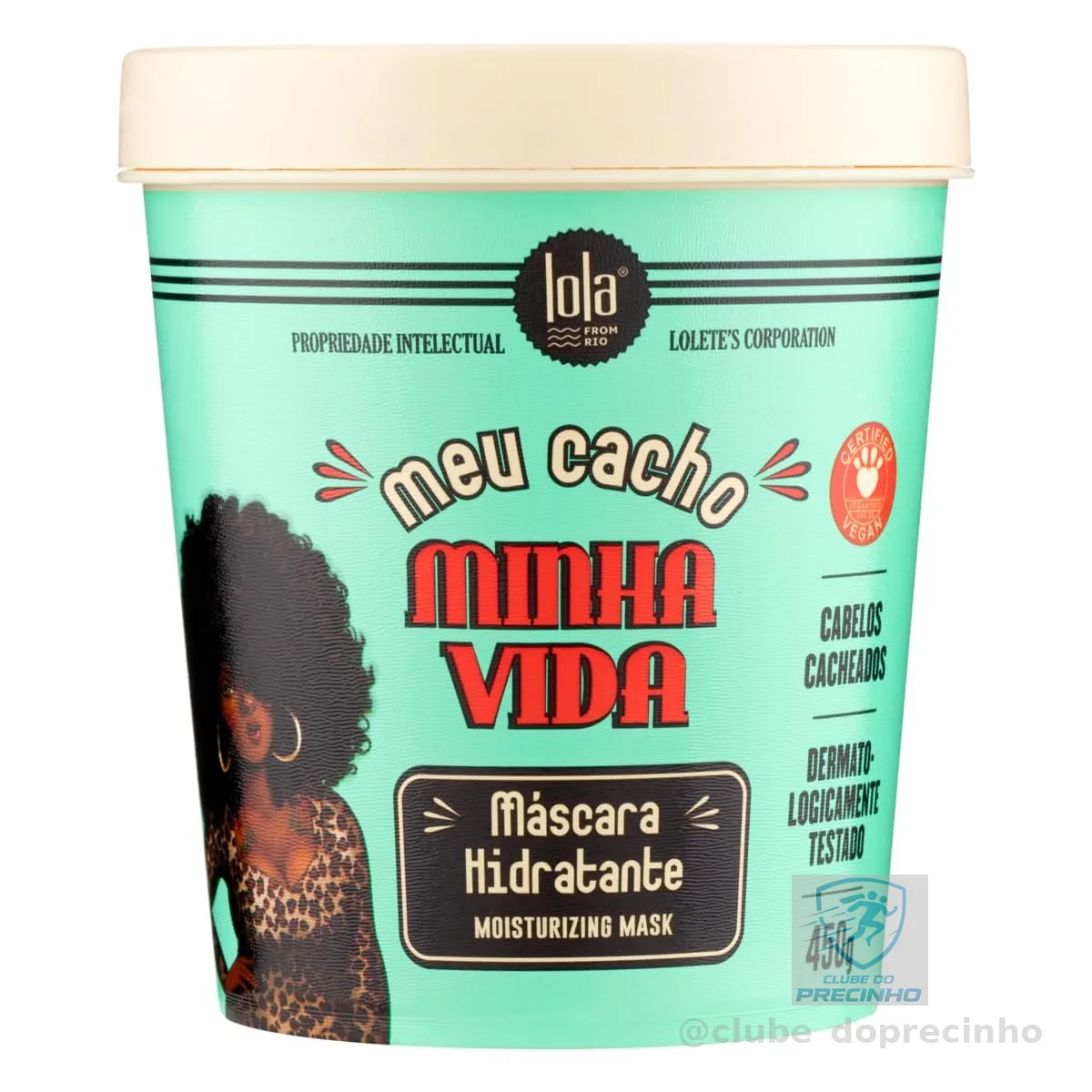 Meu Cacho Minha Vida Máscara 450g , Lola Cosmetics